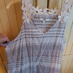 Light weight cotton sleeveless tunic